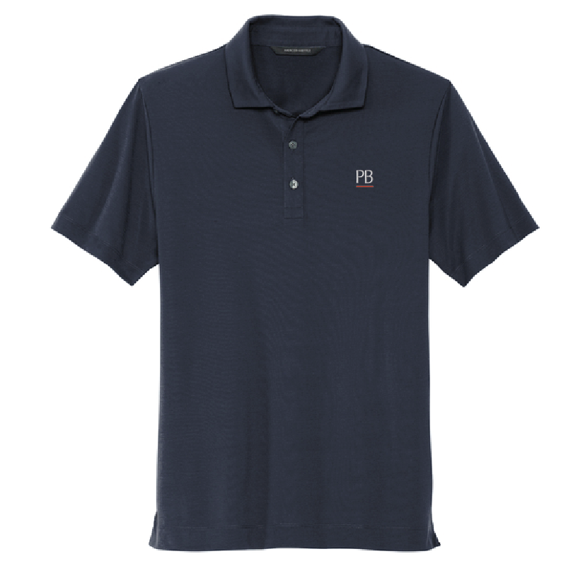 Men's Stretch Jersey Polo - Night Navy