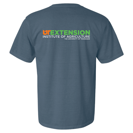 UT Ag Ext State Profile Tee - Denim Blue