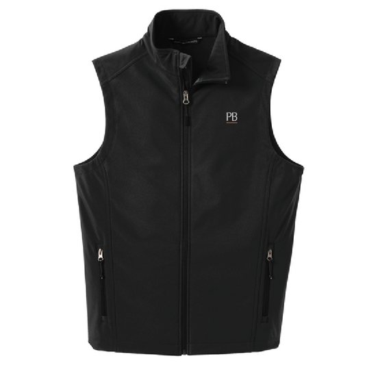 Men's Soft Shell Vest - Black