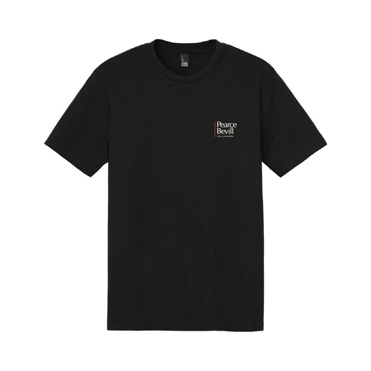 Unisex Short Sleeve Triblend Tee - Black