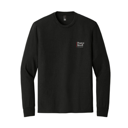 Unisex Long Sleeve Triblend Tee - Black