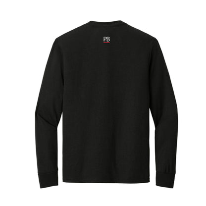 Unisex Long Sleeve Triblend Tee - Black
