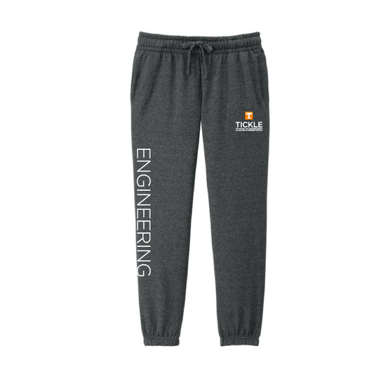 Tickle College of Engineering Women's Fleece Joggers - Charcoal Heather