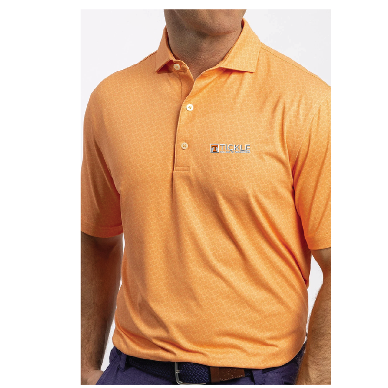 Tickle College of Engineering Men's Turtleson Polo - Tiger Lily
