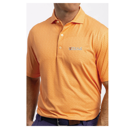 Tickle College of Engineering Men's Turtleson Polo - Tiger Lily
